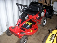 Snapper 25in Hi Vac ride on mower with bagger